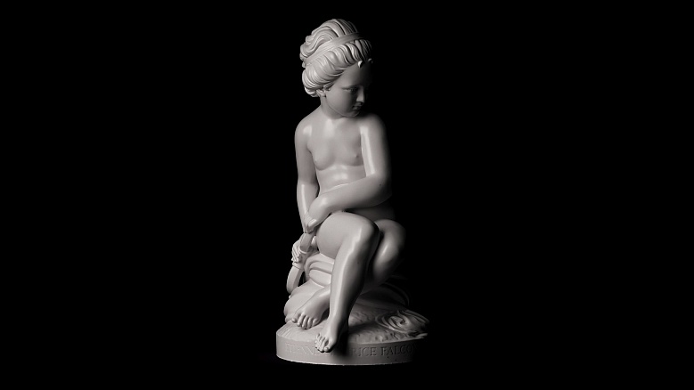 Скульптура Психеи - декор из гипса - 7990