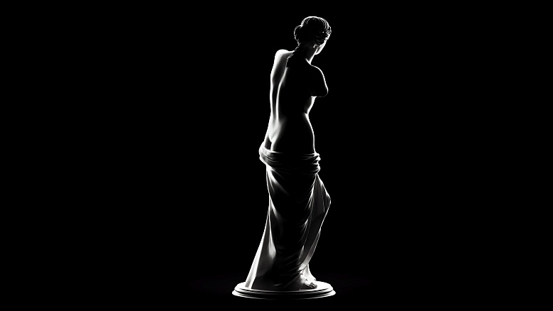 Скульптура Венеры - декор из гипса - 7836