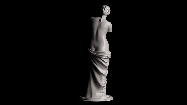 Скульптура Венеры - декор из гипса - 7844