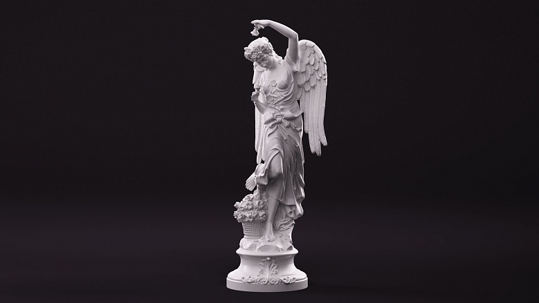 Ангел Весна  - декор из гипса - 7968