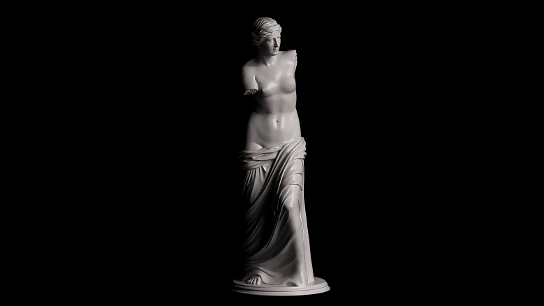 Скульптура Венеры - декор из гипса - 7846