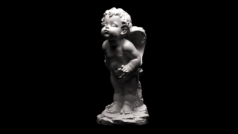 Ангелы: девочка и мальчик - декор из гипса - 7938