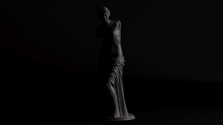 Скульптура Венеры - декор из гипса - 7853