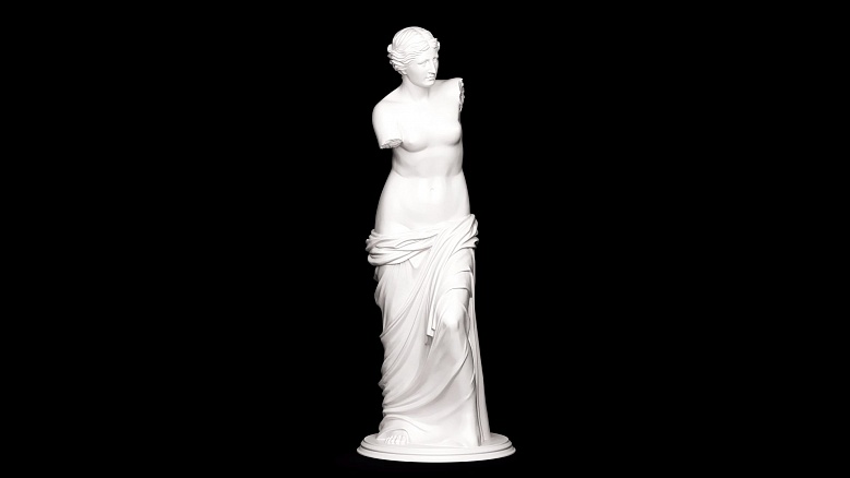 Скульптура Венеры - декор из гипса - 7833