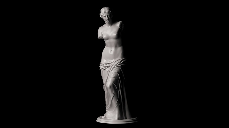 Скульптура Венеры - декор из гипса - 7859
