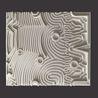 3D панель №23 (Жан-Поль Готье) - декор из гипса