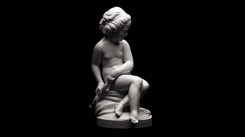 Скульптура Психеи - декор из гипса - 8003