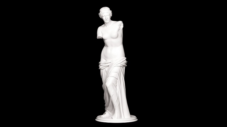 Скульптура Венеры - декор из гипса - 7834