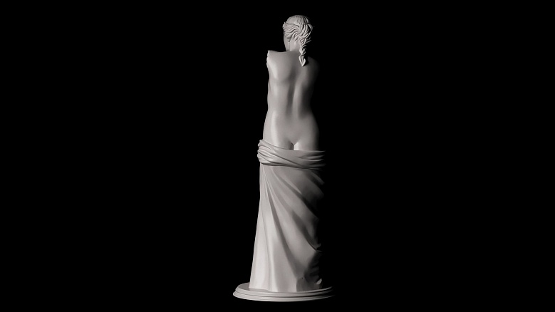 Скульптура Венеры - декор из гипса - 7854