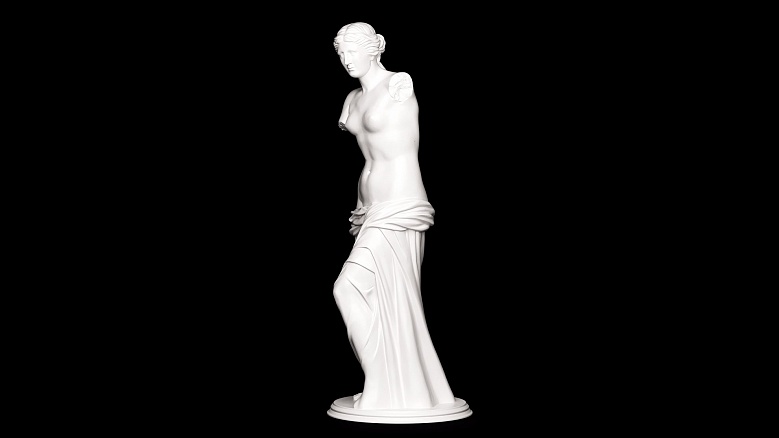 Скульптура Венеры - декор из гипса - 7832