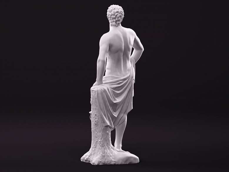 Скульптура Аполлона - декор из гипса - 7799