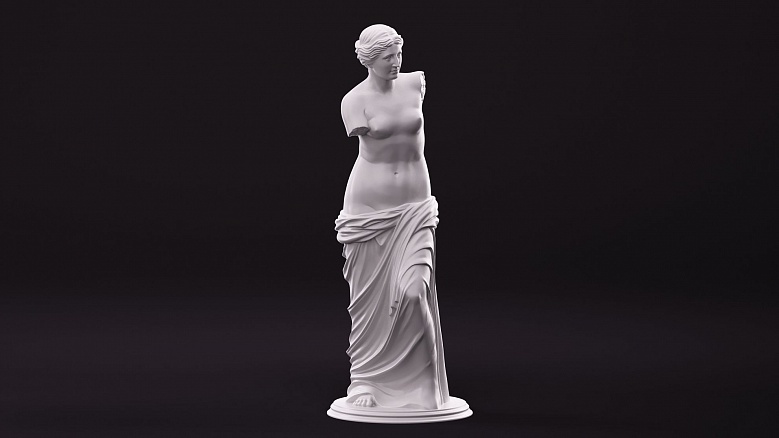 Скульптура Венеры - декор из гипса - 7807