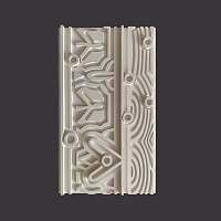 3D панель №24 (Жан-Поль Готье 2) - декор из гипса