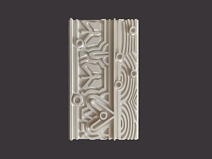 3D панель №24 (Жан-Поль Готье 2) - декор из гипса