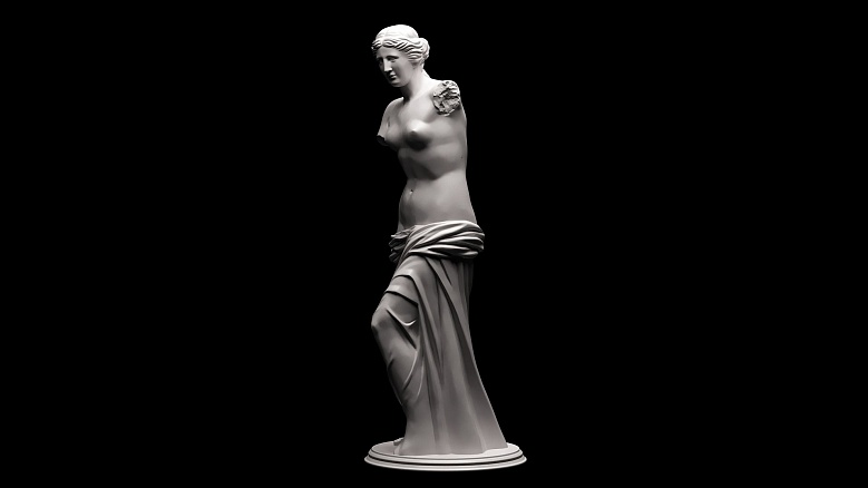 Скульптура Венеры - декор из гипса - 7820