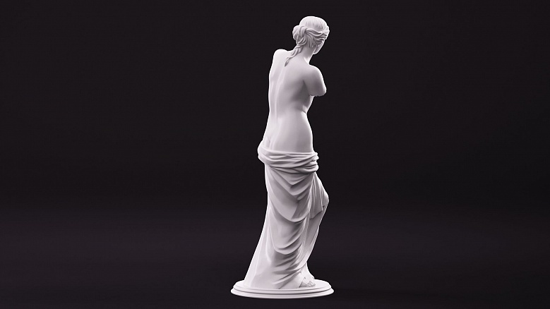 Скульптура Венеры - декор из гипса - 7810