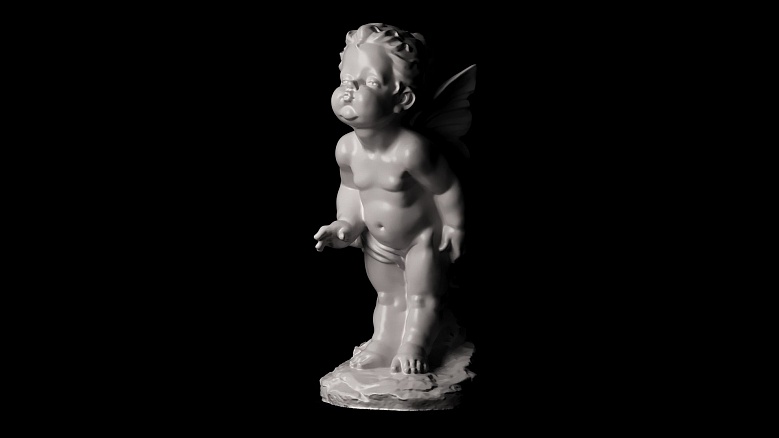 Ангелы: девочка и мальчик - декор из гипса - 7944