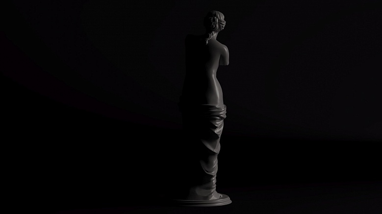Скульптура Венеры - декор из гипса - 7850