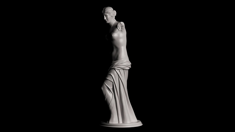 Скульптура Венеры - декор из гипса - 7845