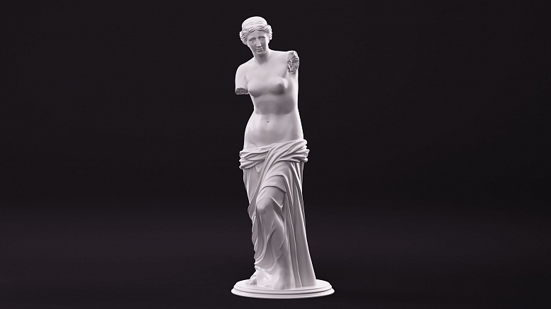 Скульптура Венеры - декор из гипса - 7806