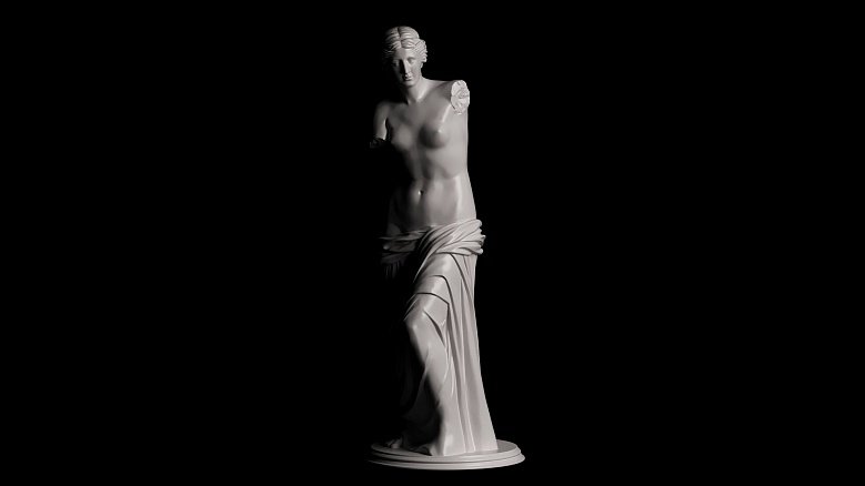 Скульптура Венеры - декор из гипса - 7847