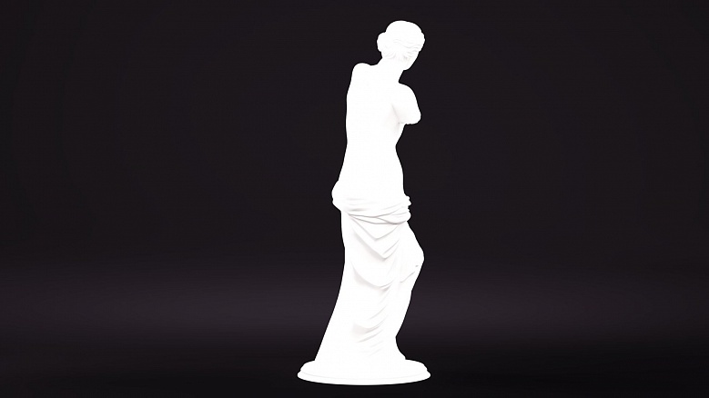 Скульптура Венеры - декор из гипса - 7812