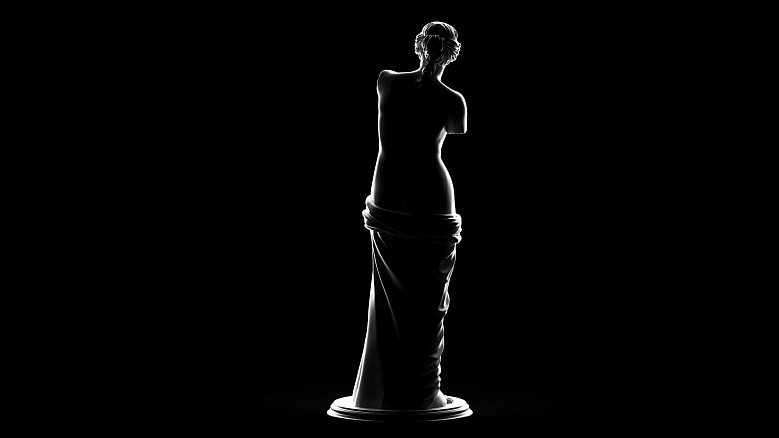 Скульптура Венеры - декор из гипса - 7837