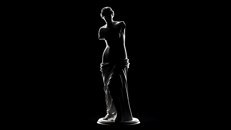 Скульптура Венеры - декор из гипса - 7840