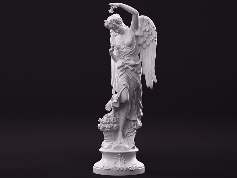 Ангел Весна  - декор из гипса