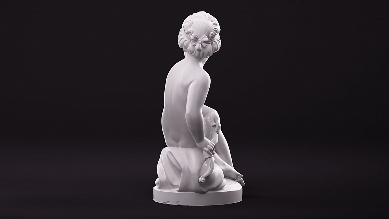Скульптура Психеи - декор из гипса - 7982