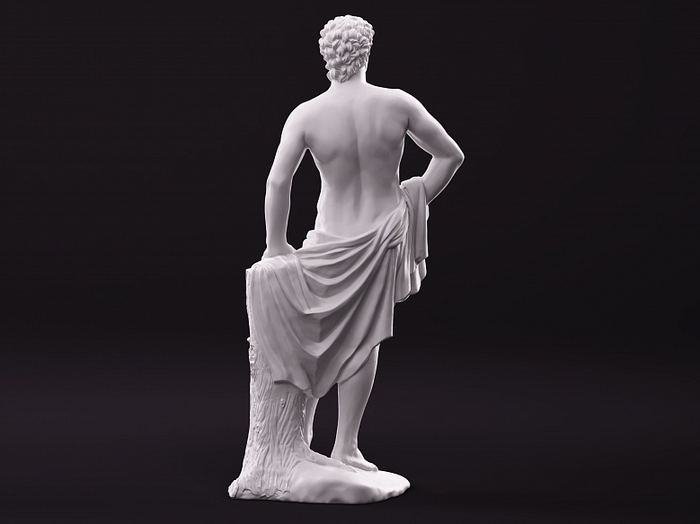 Скульптура Аполлона - декор из гипса - 7798