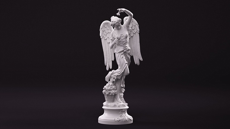 Ангел Весна  - декор из гипса - 7969
